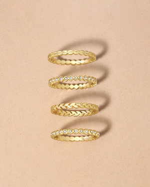 Mini Stackable Ring Set by Gorjana