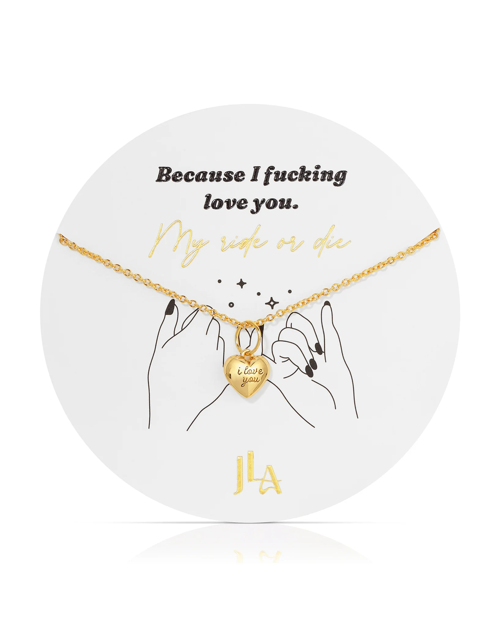 My Ride Or Die - Luv Necklace By Jūrate Los Angeles