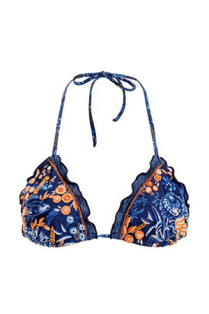 Azure Lolita Bikini Top & Azure Alegria Bikini Bottom by Agua Bendita