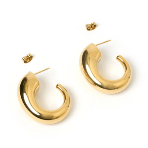 Sage Gold Earrings by Arms of Eve