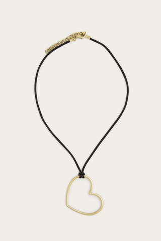 Hoop Chorded Necklace by Petit Moments