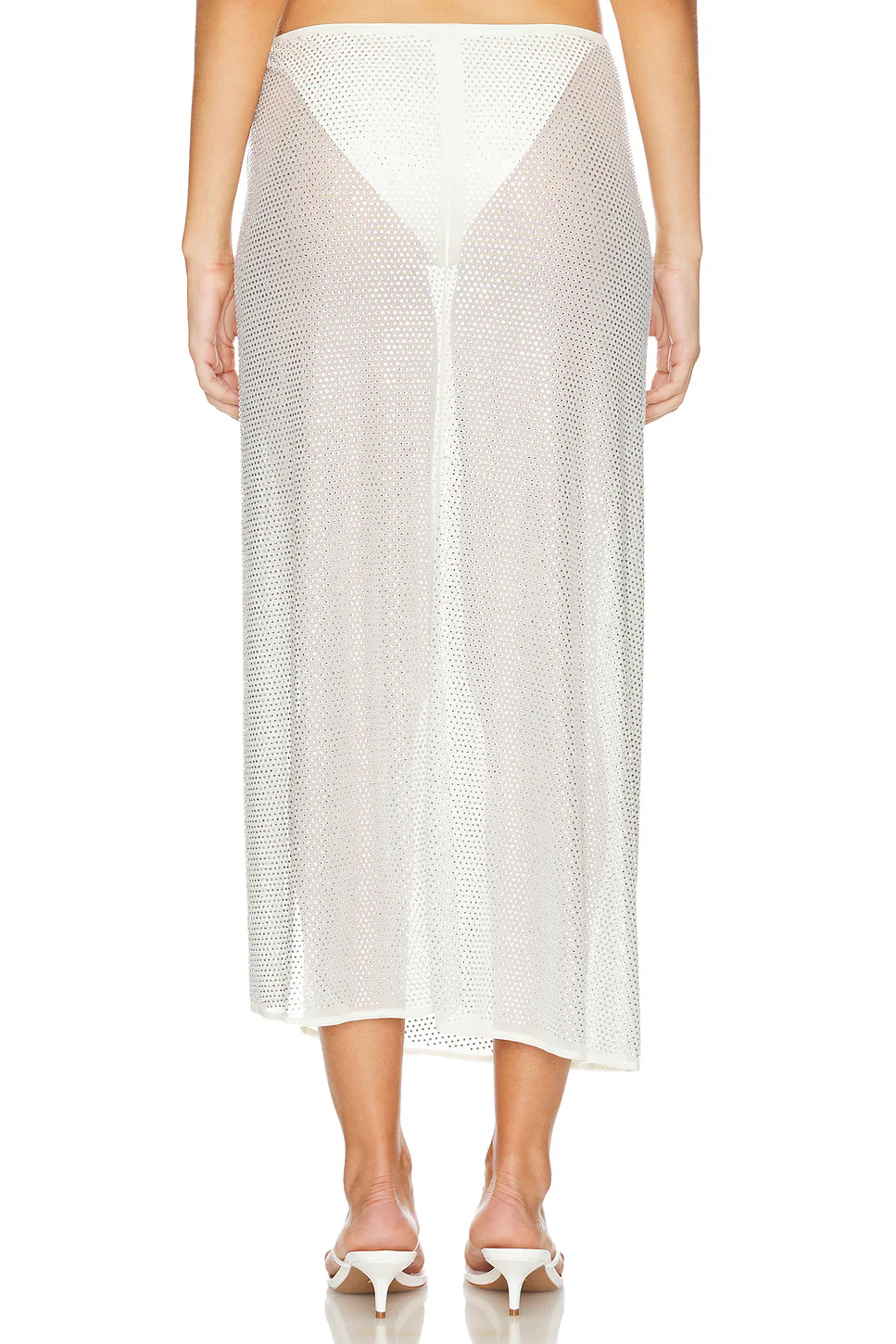 O-ring Midi Skirt - Rhinestones by We Wore What