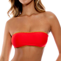 Free Form Bandeau Top & Seamless Ruched Bottom by Lulifama