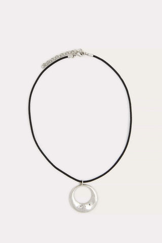 Clear Heart Chorded Necklace by Petit Moments