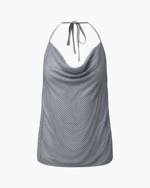 Crystal Cowl Neck Top by We Wore What