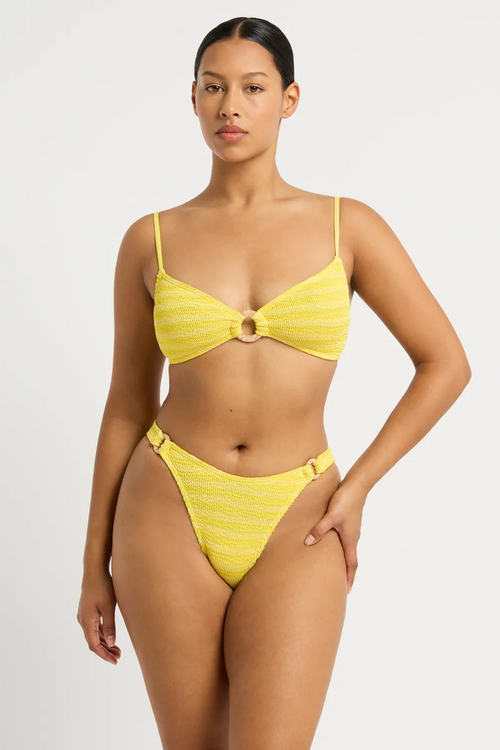 Ring Lissio Crop & Ring Scene Brief in Limoncello Stripe by Bond Eye