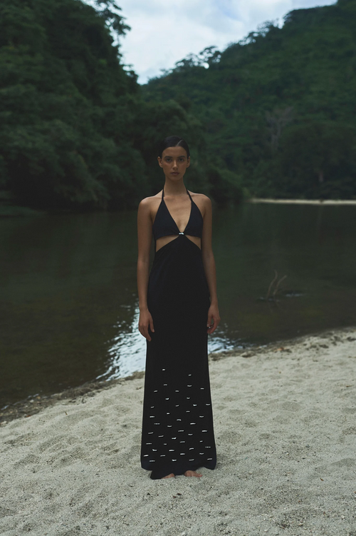 Noche Maxi Dress - Black by Baobab