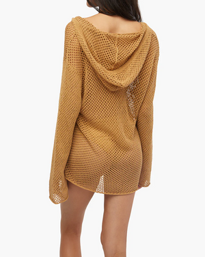 Crochet Hooded Caftan by We Wore What