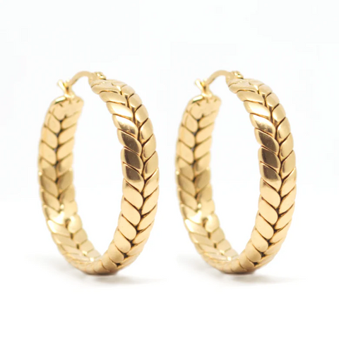 Kaia Gold Earrings by Arms of Eve