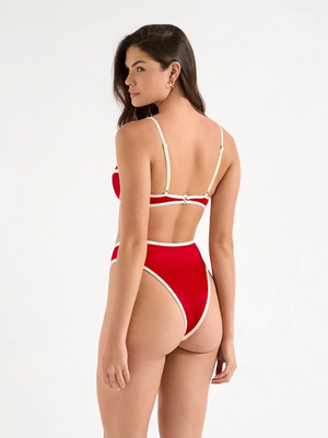 Margot Top & Lissa Bottom Cheeky - Scarlet by OneOne