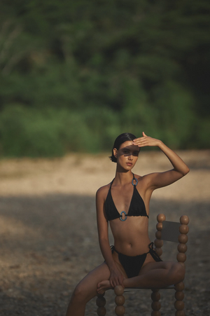 Kaia Bikini Top & Kaia Bikini Bottom - Black by Baobab