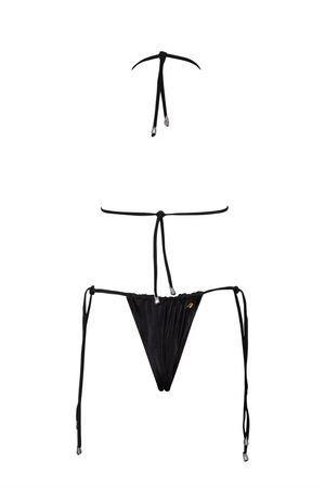 Kaia Bikini Top & Kaia Bikini Bottom - Black by Baobab