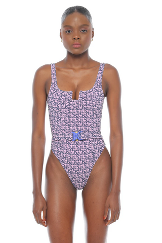 Luxe Stitch V-Neck One Piece Bodysuit - Azafran by Lulifama