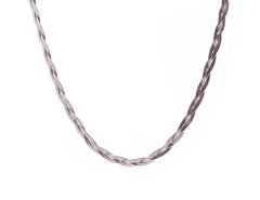 Braid Necklace Silver~ Salty Babes by Salty Cali