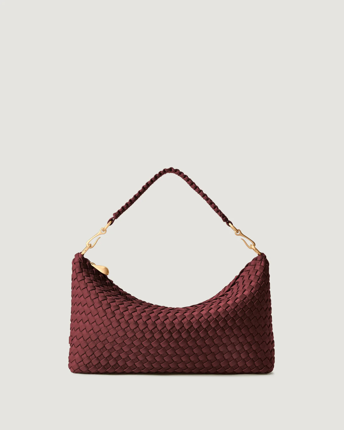 Porto Small Half-Moon Bag - Bordeaux By Naghedi