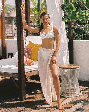 Soliel Sarong Skirt - Cream by L*Space