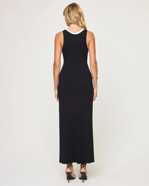 Steph Dress- Black-Cream by L*Space