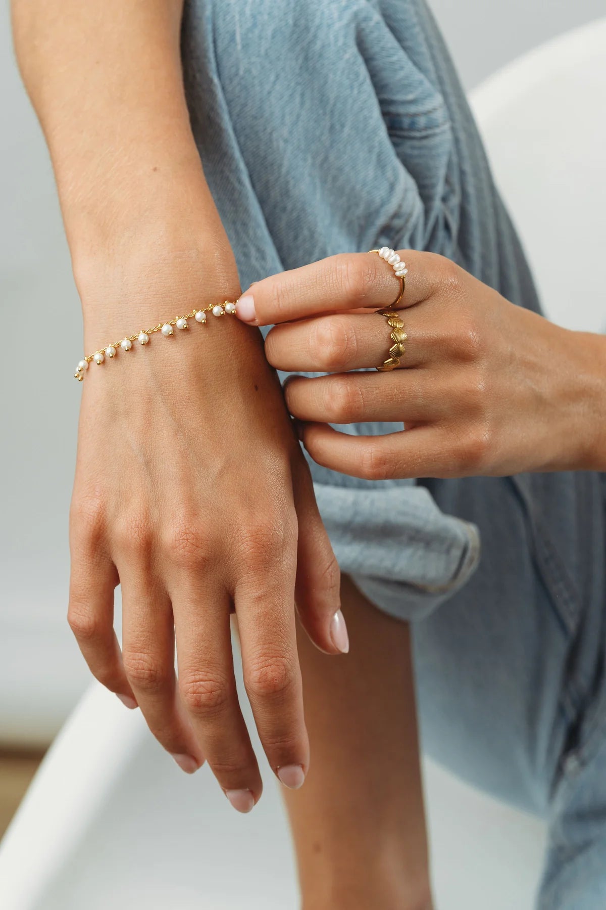 Sweet Pearls Bracelet by Salty Cali