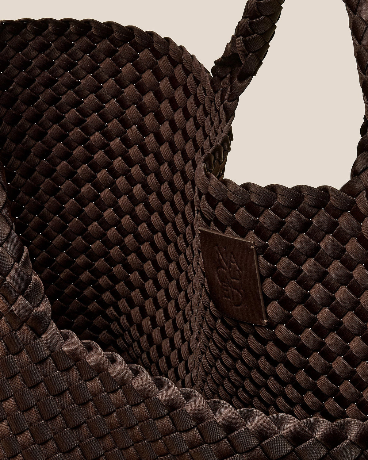 St. Barths Large Tote - Chocolate By Naghedi