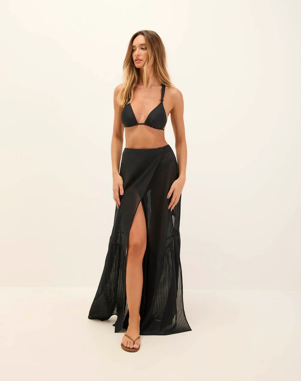Sky Long Skirt - Black By Vix Paula Hermanny