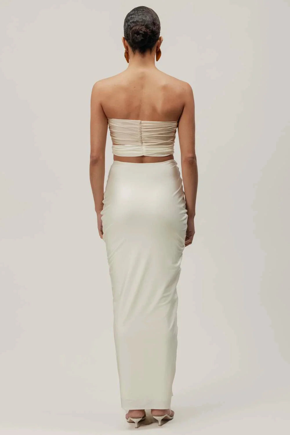 Giselle Maxi Dress - Marble Ivory by Baobab