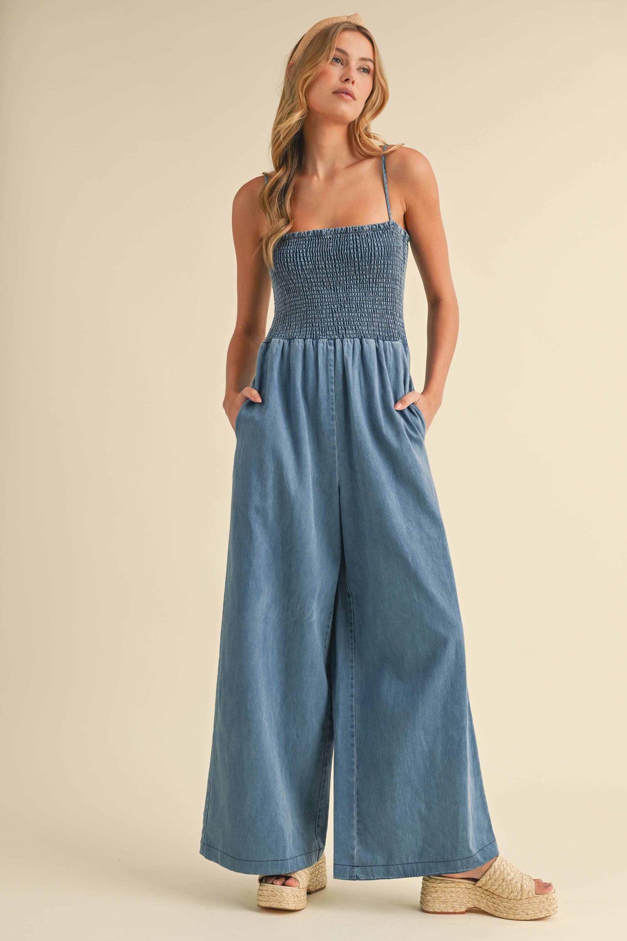 Zoey Denim Jumpsuit