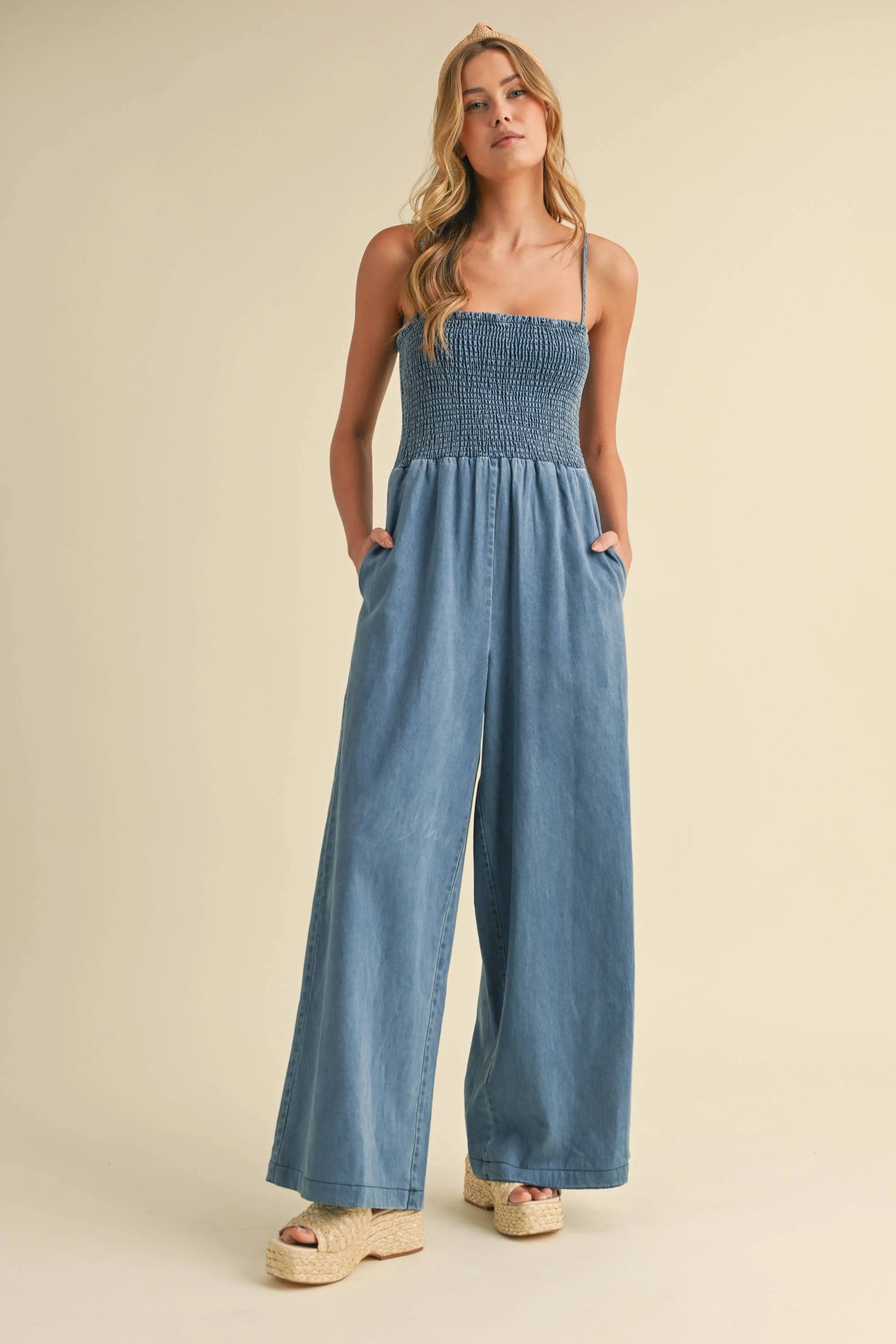Zoey Denim Jumpsuit