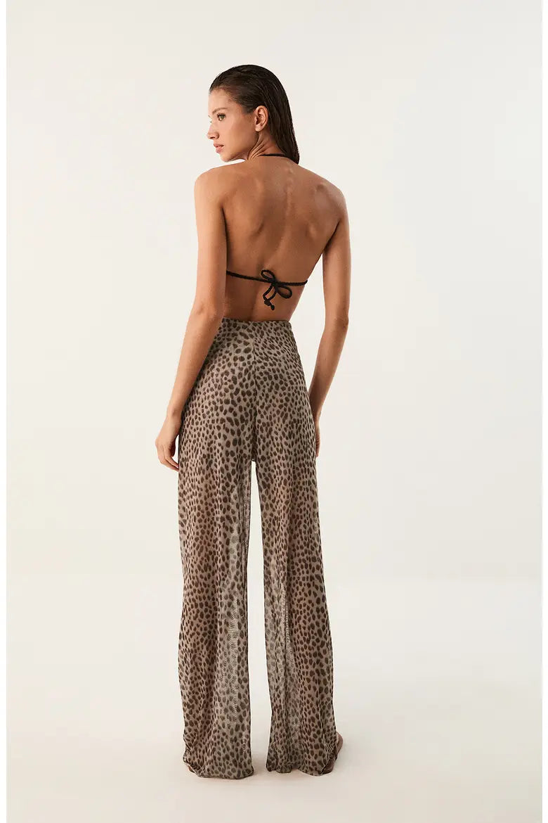 Pareo Cover Up Pants - Brown Multi By Vix Paula Hermanny