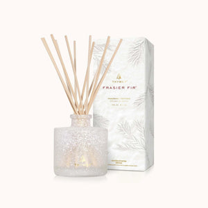 Thymes Frasier Fir Flocked Petite Reed Diffuser 4 oz (PICKUP ONLY)