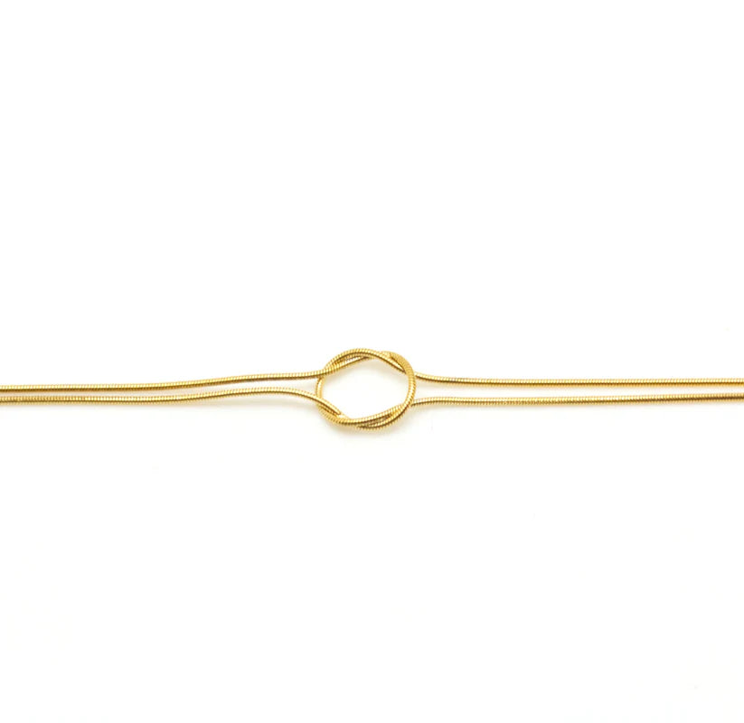 Infinity Knot Anklet by Salty Cali