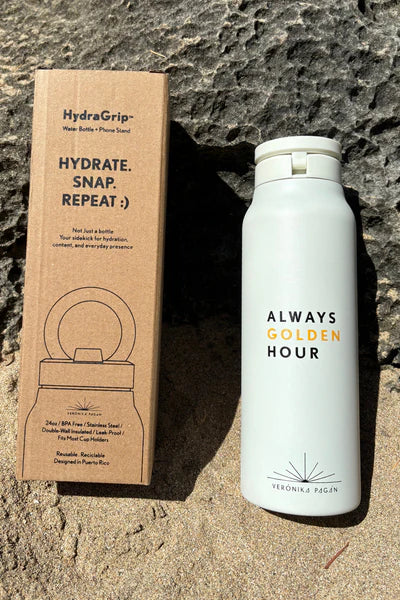 HydraGrip - Phone Magnet Water Bottle 24oz - Golden Hour by VP
