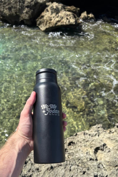 HydraGrip - Phone Magnet Water Bottle 24oz - Black NMJC by VP