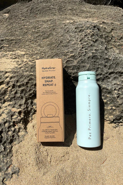 HydraGrip - Phone Magnet Water Bottle 24oz - Light Blue NMJC by VP