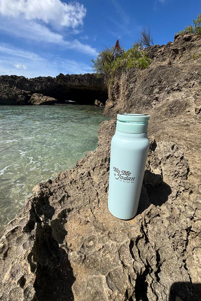 HydraGrip - Phone Magnet Water Bottle 24oz - Light Blue NMJC by VP