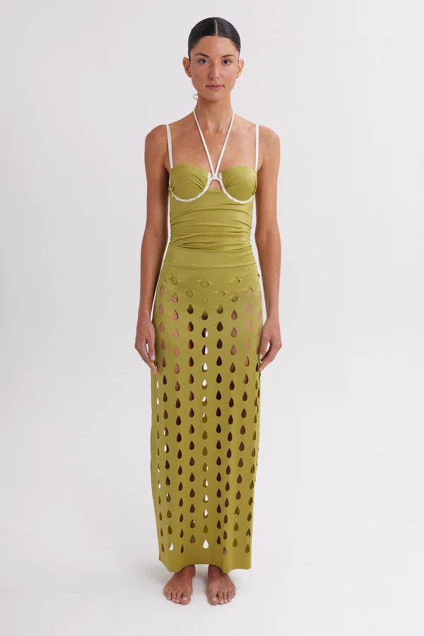 Skirt Filipa Pistacchio by Mar de Lua