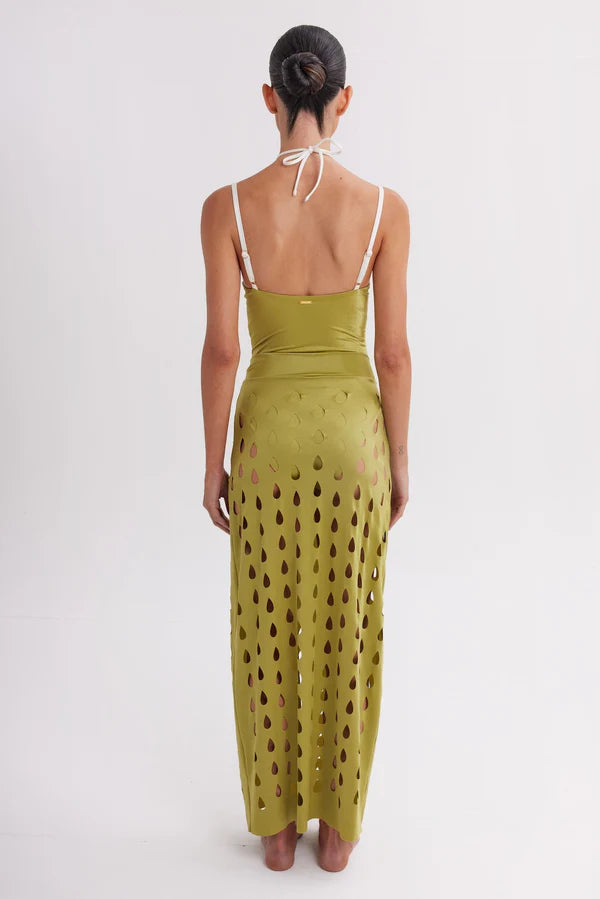 Skirt Filipa Pistacchio by Mar de Lua