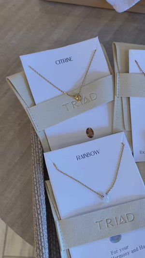 Dainty Stones Necklaces by Triad Collection