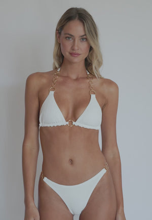 Pearl Gwen Detail Tri Top & Pearl Gwen Detail Teeny Bottom by PQ Swim