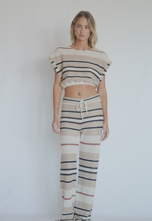 Pacific Renee Crop Top & Pacific Bree Boho Pant by PQ Swim