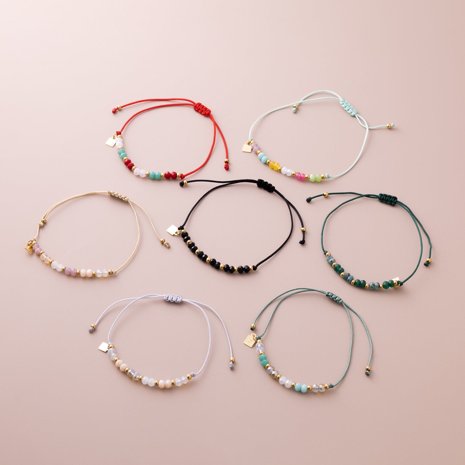 Pulseras Hilo Beads