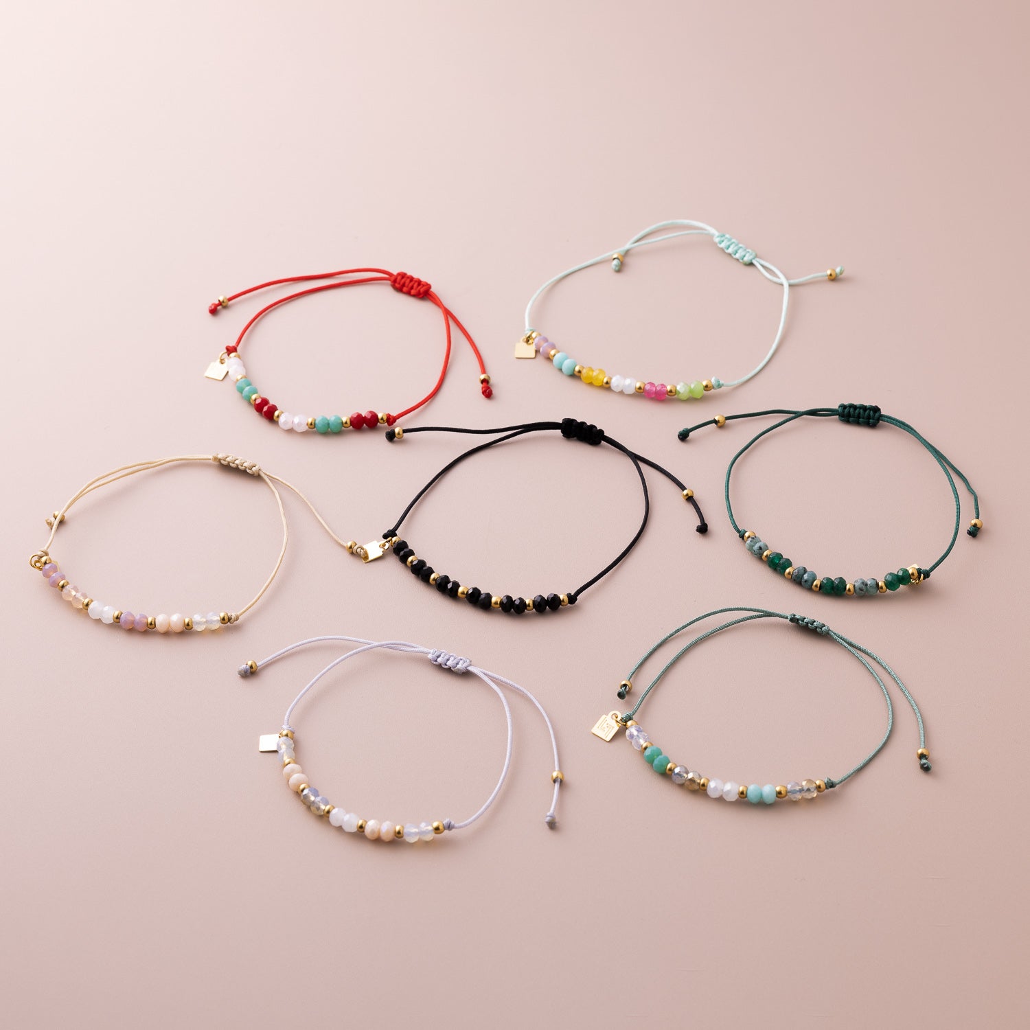 Pulseras Hilo Beads