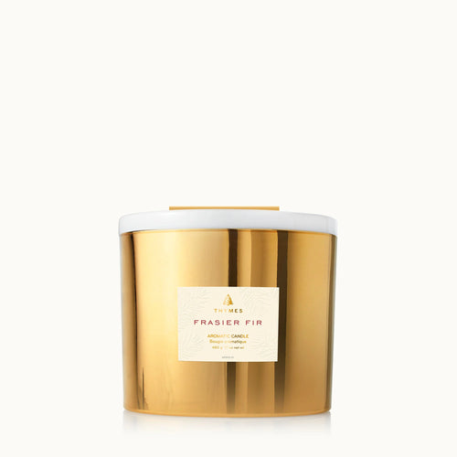 Thymes Frasier Fir Gold 3-Wick Candle 17.0 oz (PICKUP ONLY)