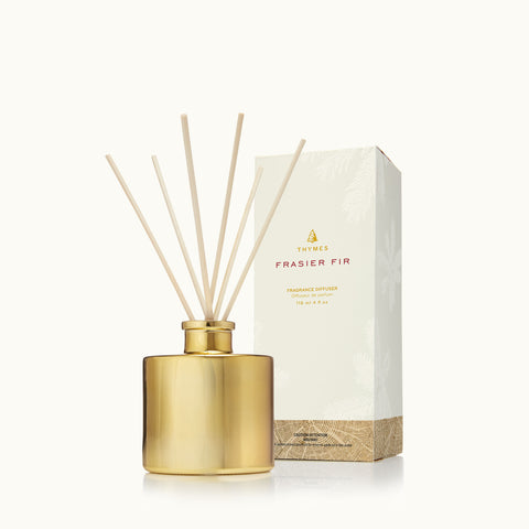 Thymes Frasier Fir Flocked Petite Reed Diffuser 4 oz (PICKUP ONLY)