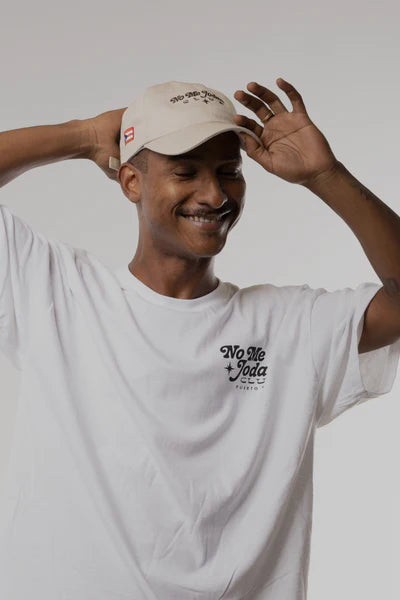 NMJC Minimal - Ivory & Chocolate Cap with PR Flag by VP