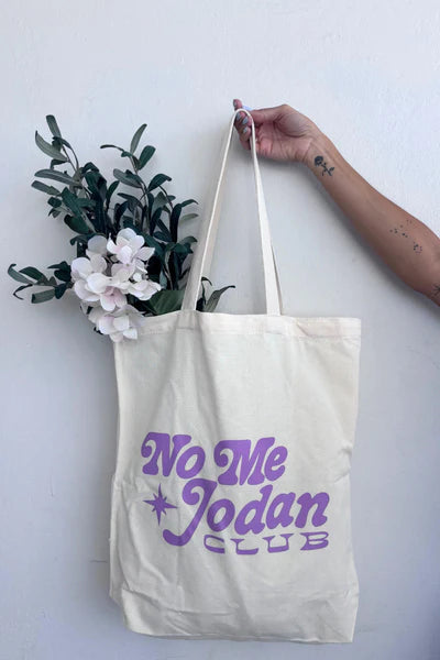 Tall Tote - Natural/Lavender by VP