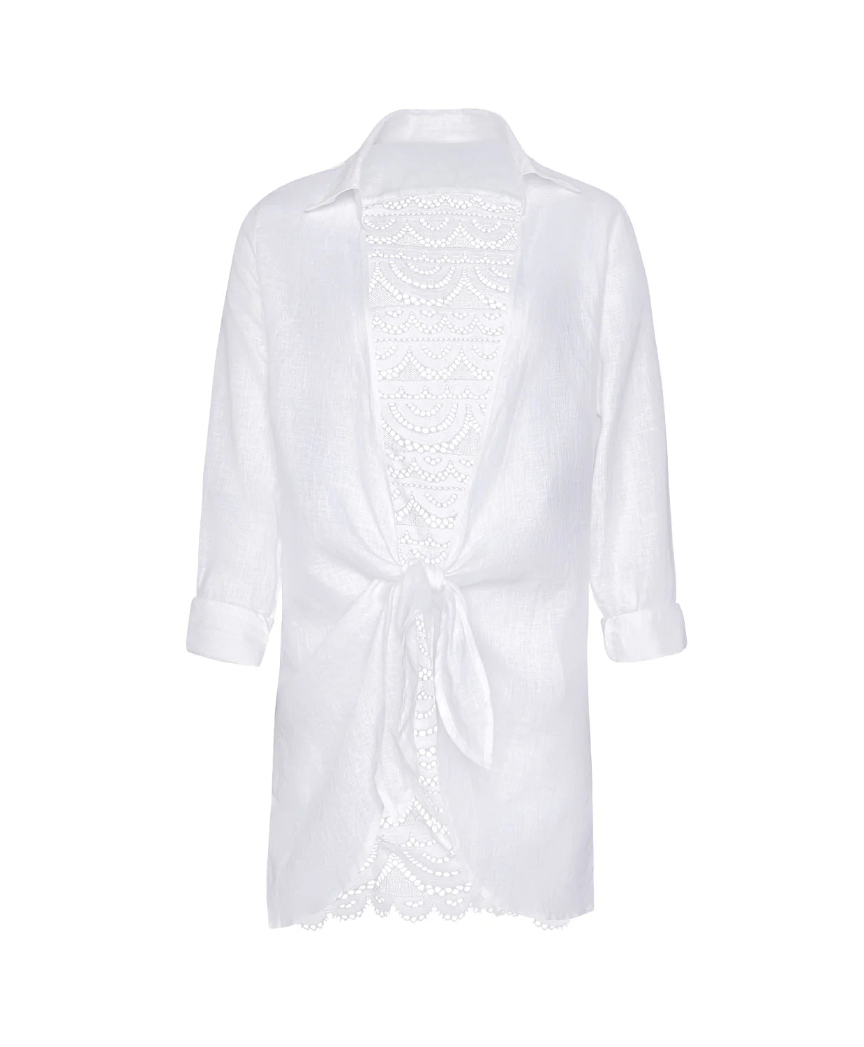 Water Lily Lace Millie Tie Tunic by PQ Swim