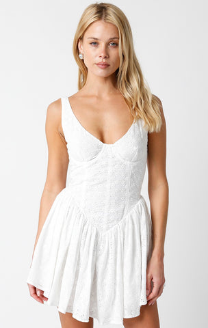 Fiji White Mini Dress