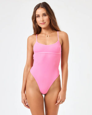 Guava Bree Ribbed One Piece Swimsuit by L*Space