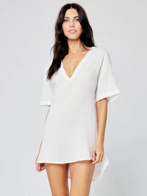 White Bayside Tunic by L*Space