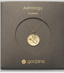 Opalite Gemini Astrology Coin Necklace by Gorjana